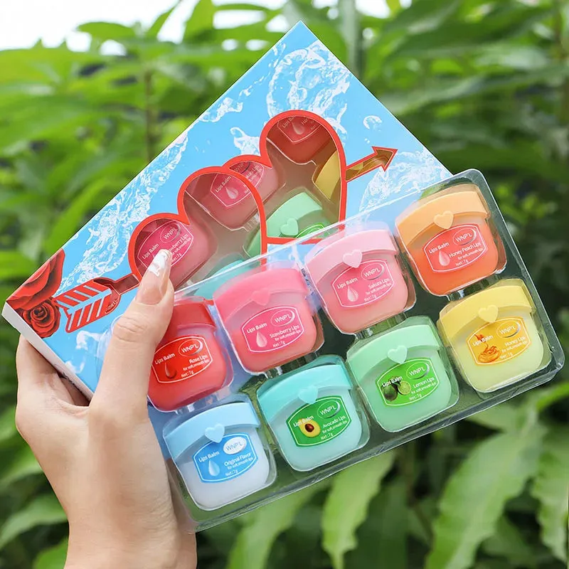 4 / 6 / 8 Piece Natural Moisturizing Lip Balm Set
