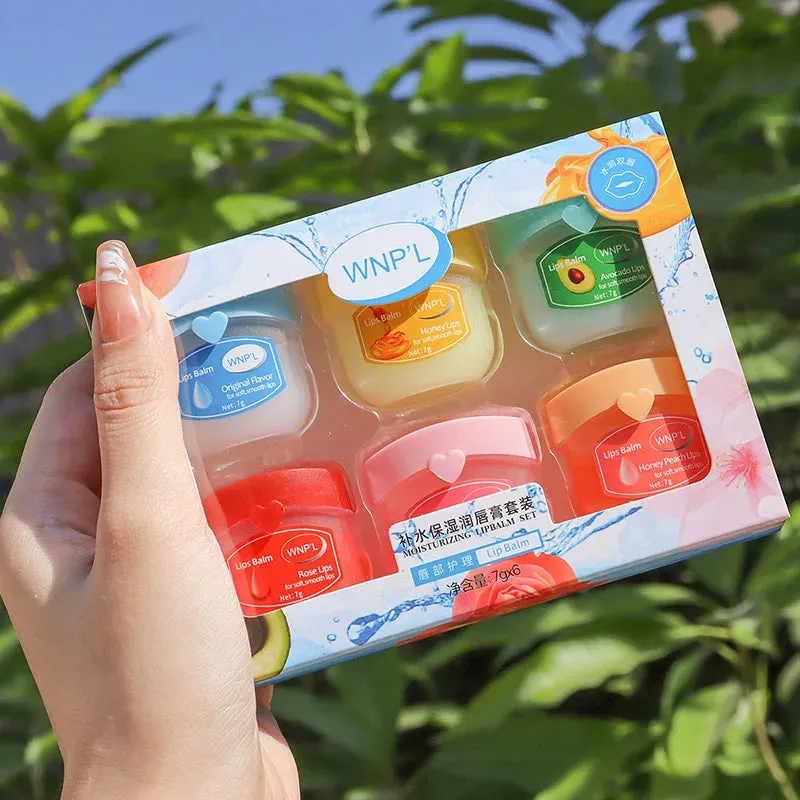4 / 6 / 8 Piece Natural Moisturizing Lip Balm Set