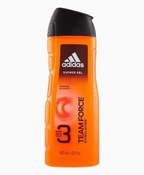 Adidas Team Force 3In1 Shower Gel With Orange Extract 250ml