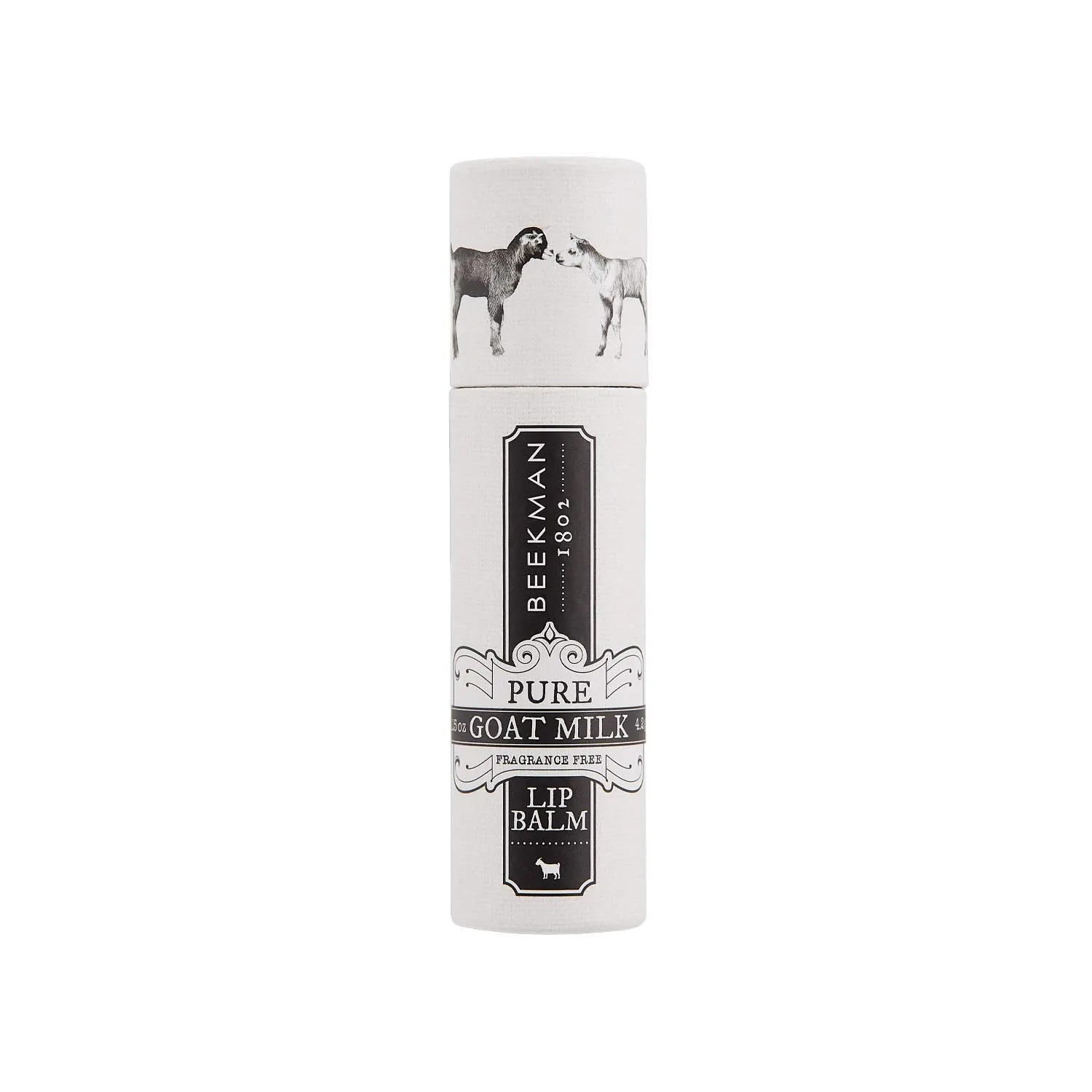 Beekman 1802 - Lip Balm - Pure Goat Milk - Luxuriously Moisturizing Goat Milk Lip Balm For Dry, Cracked Lips - Goat Milk Lip Care - 0.15 oz