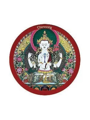 Chenrezig Fridge Magnet (Pack Of 5)