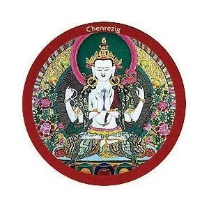 Chenrezig Fridge Magnet (Pack Of 5)