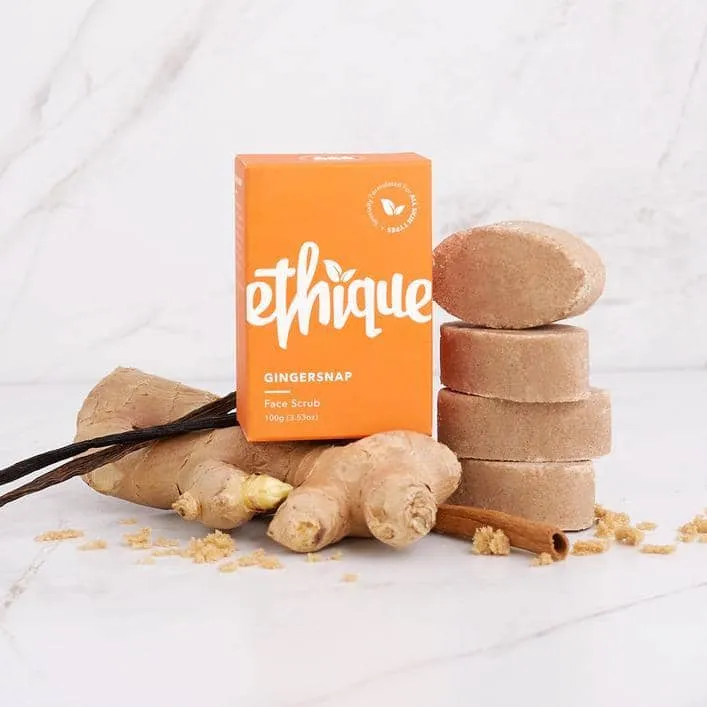 Ethique - Solid Face Scrub - Gingersnap (100g)