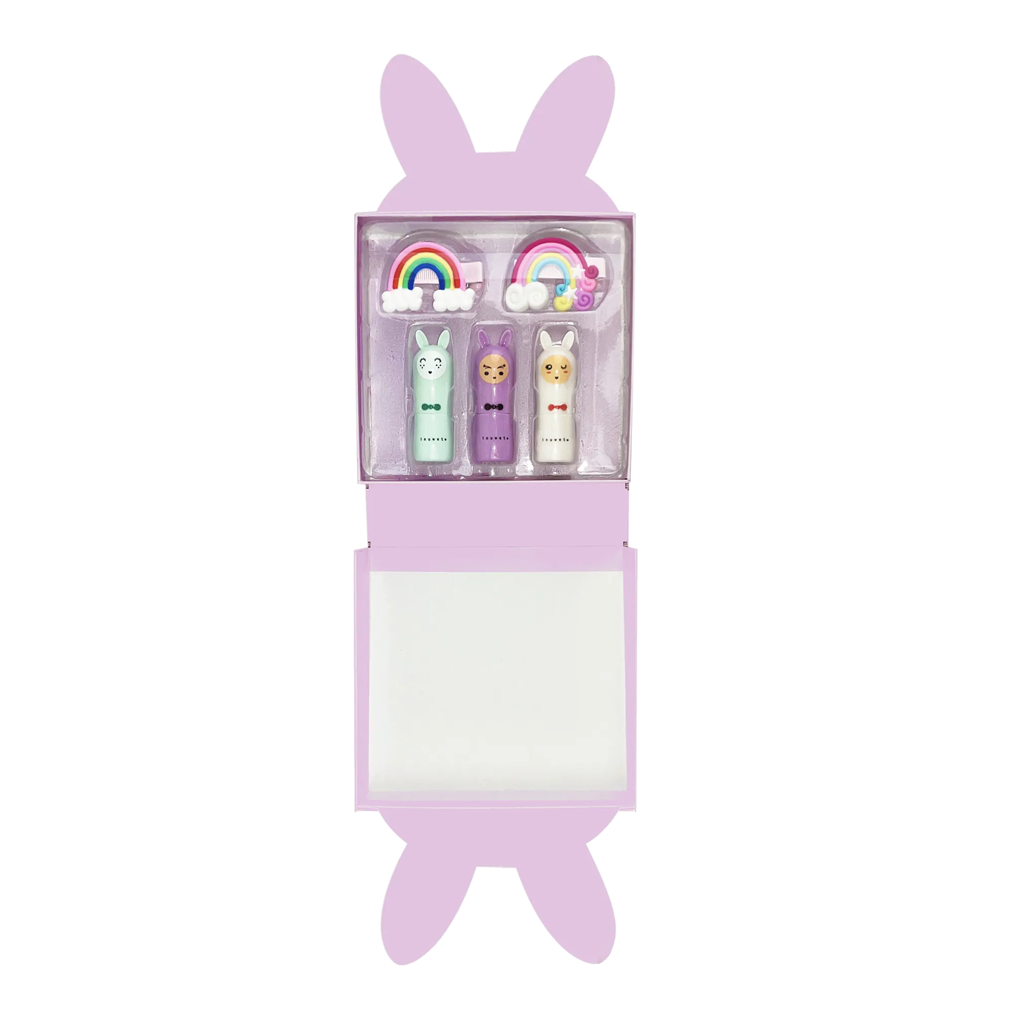 INUWET Bunny Box Lip Balm Trio Gift Set