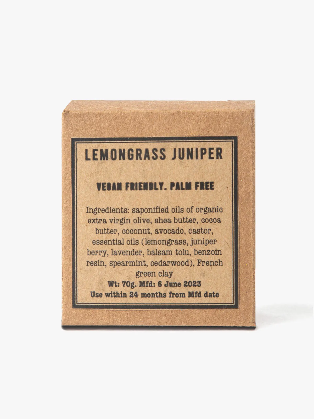 Lemongrass Juniper Soap - Set of 2