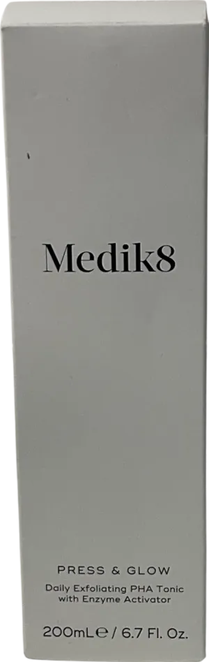 medik8 Press & Glow Daily Exfoliating Pha Tonic With Enzyme Activator 200ml