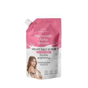 Niacinamide   Alpha Arbutin Velvet Salt Scrub 300g