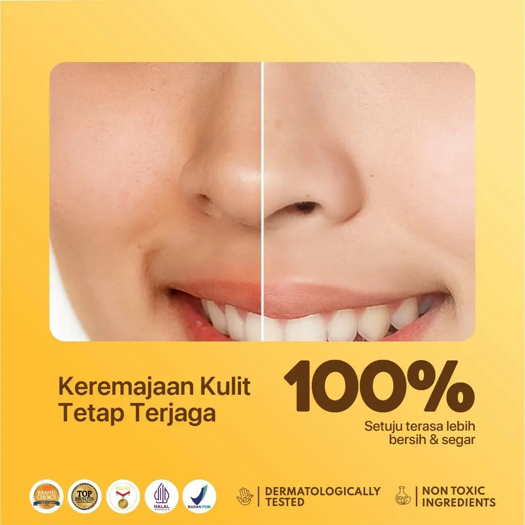 NPURE Facial Wash Marigold/ Deep-Cleanse / Anti Aging Facial Wash / Sabun Wajah Natural