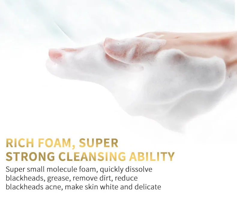 XEFS Deep Cleansing & Moisturizing Foam Face Wash with Silicone Brush
